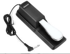 Sustain Pedal for Keyboard Universal, Premium Piano Pedal for Keyboard