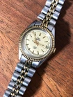 Vintage Timex Indiglo Women’s Watch Silver/Gold Tone,Date,Presidential Bracelet