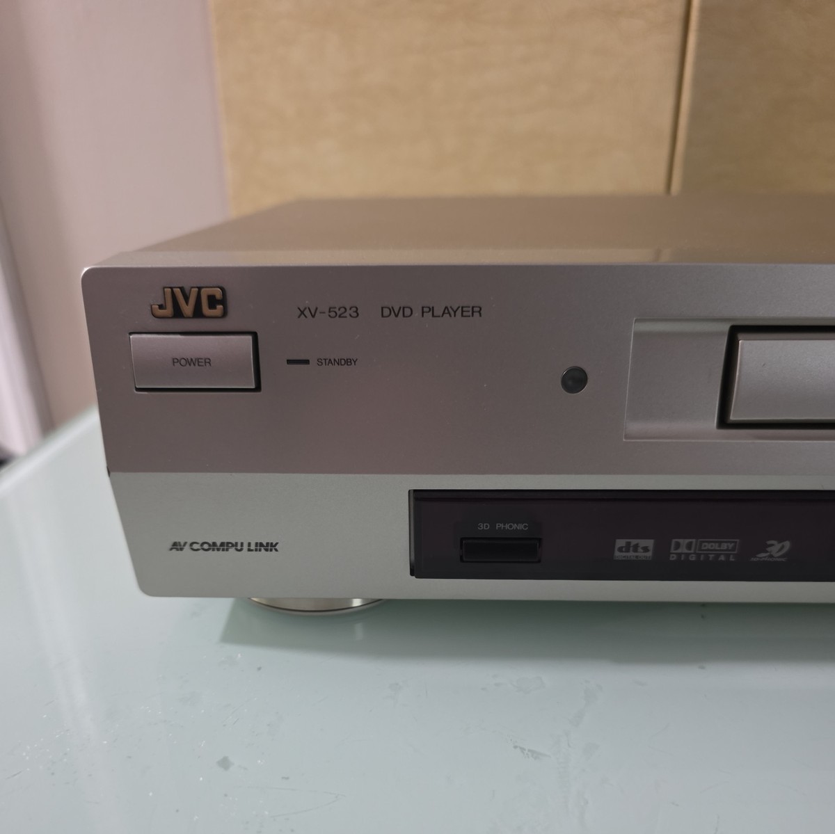JVC XV-523 DVD PLAYER with Remote - AV COMPU LINK - dts Dolby