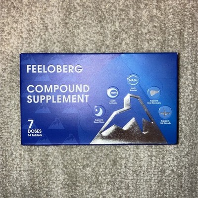 Feeloberg Anti-Aging Compound Supplement NAD+ Precursor Tablets 14 Count