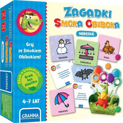 5900221003567 Zagadki Smoka Obiboka, niebieskie Granna