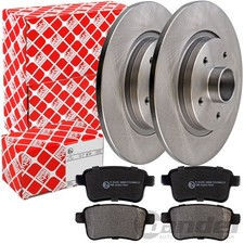 FEBI BREMSSCHEIBEN Ø274mm VOLL + BELÄGE HINTEN für MERCEDES CITAN W415 ab 2012 FEBI BREMSSCHEIBEN Ø274mm VOLL + BELÄGE HINTEN für MERCEDES CITAN W415 ab 2012