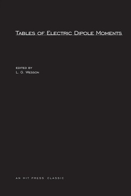 L. G. Wesson | Tables of Electric Dipole Moments | Taschenbuch | Englisch (2003)