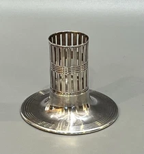 Forbes Silver Co Antique Candle Holder 970 Quadruple Plate USA