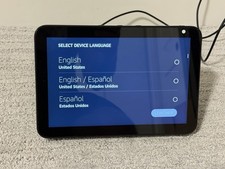 Amazon Echo Show 8 1st Gen C7H6N3 Charcoal Tested Factory Reset w/ Power Cord