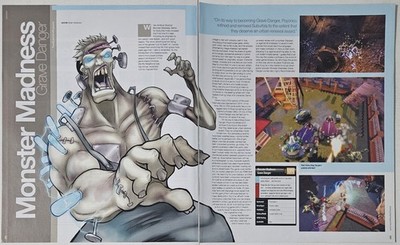 Monster Madness Grave Danger PS3 Magazine Article Print Video Game Review 2008