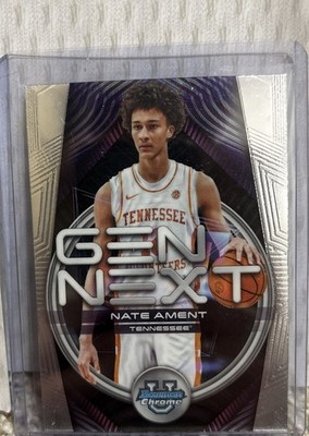 Bowman Chrome U #GN-10 Nate Ament Generation Next The BallCap Exec