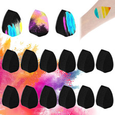 15 Pcs Face Paint Sponge Reusable High Density Body Makeup Sponges Petal Paintin