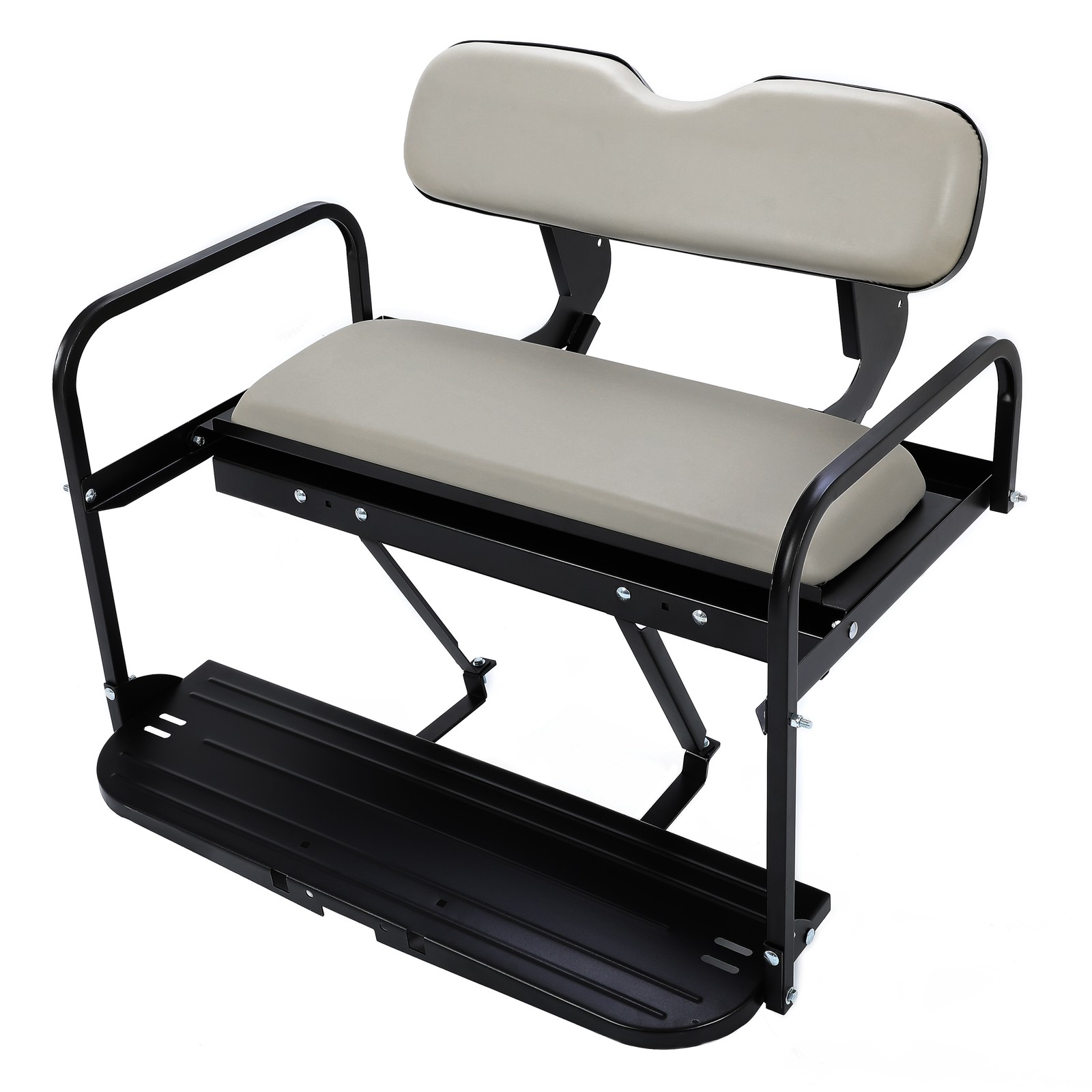 Cart Rear Flip Seat Kit Back Seat For Yamaha G14 G16 G19 G22 Gray