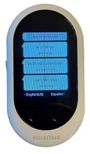 Used Pocketalk White W1PGk Language Translator Device 74 Languages