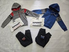 Kinder Jogginganzug Neu Jungen Trainingsanzug 98-146 Fleece 3Tlg Kinder Anzug