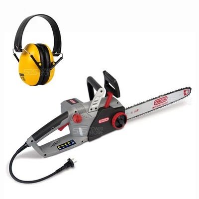 Oregon CS1500 Elektro Kettensäge Schärfsystem + Gehörschutz 2400 W 45 cm