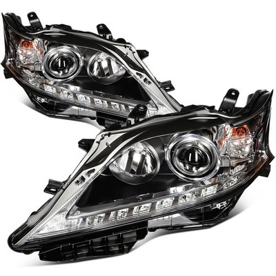 For 2013-2015 Lexus RX350 RX450h Projector HID Xenon Headlights w/LED DRL Pair