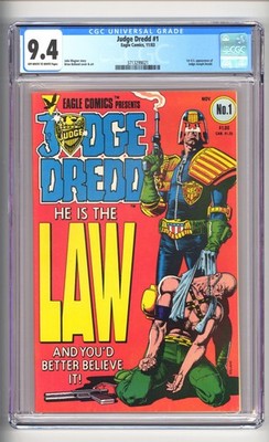Judge Dredd #1 (1983) 1st US App Judge Joseph Dredd CGC 9.4