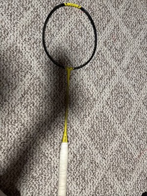 Yonex Nanoflare Badminton Racket (4UG6, Lightning Yellow)