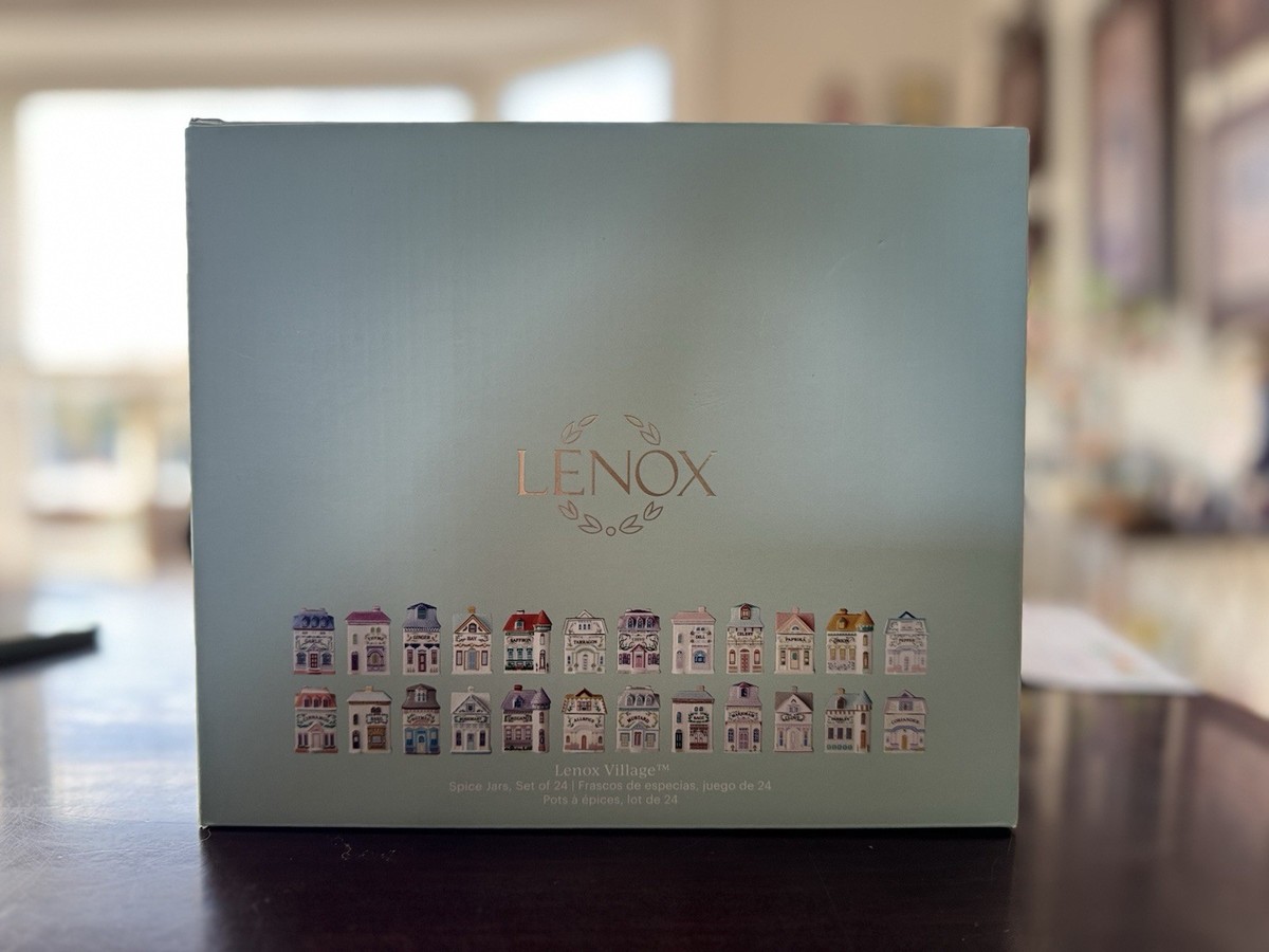 Lenox Spice Village 24-Piece Porcelain Spice Jar Collection