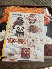 Vintage 1977 Rug Crafters Tuft Toys Barney Owl