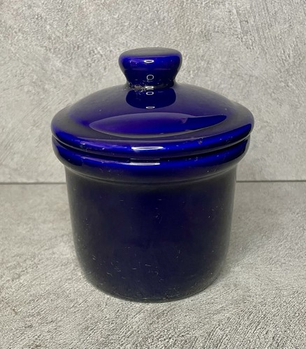 Pequeño bote de almacenamiento azul con tapa cocina almacenamiento 12 cm de alto - Imagen 7 de 16