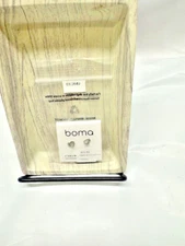 BOMA Sterling Silver Heart w/ cut out Paw Print Earrings-155994*New