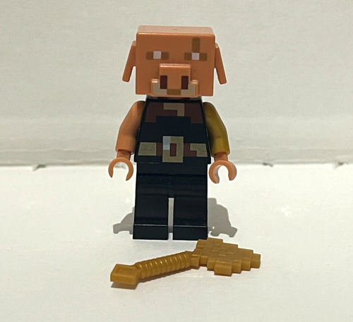 LEGO MINECRAFT PIGLIN BRUTE+ HACHA DE ORO DEL SET 21185 (min118) - Imagen 2 de 2