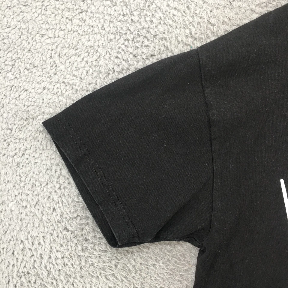 Moda Nova Camiseta Top Para Hombres L Negro Algodón Manga Corta Informal Pullover Cuello Redondo Foto 4 de 4