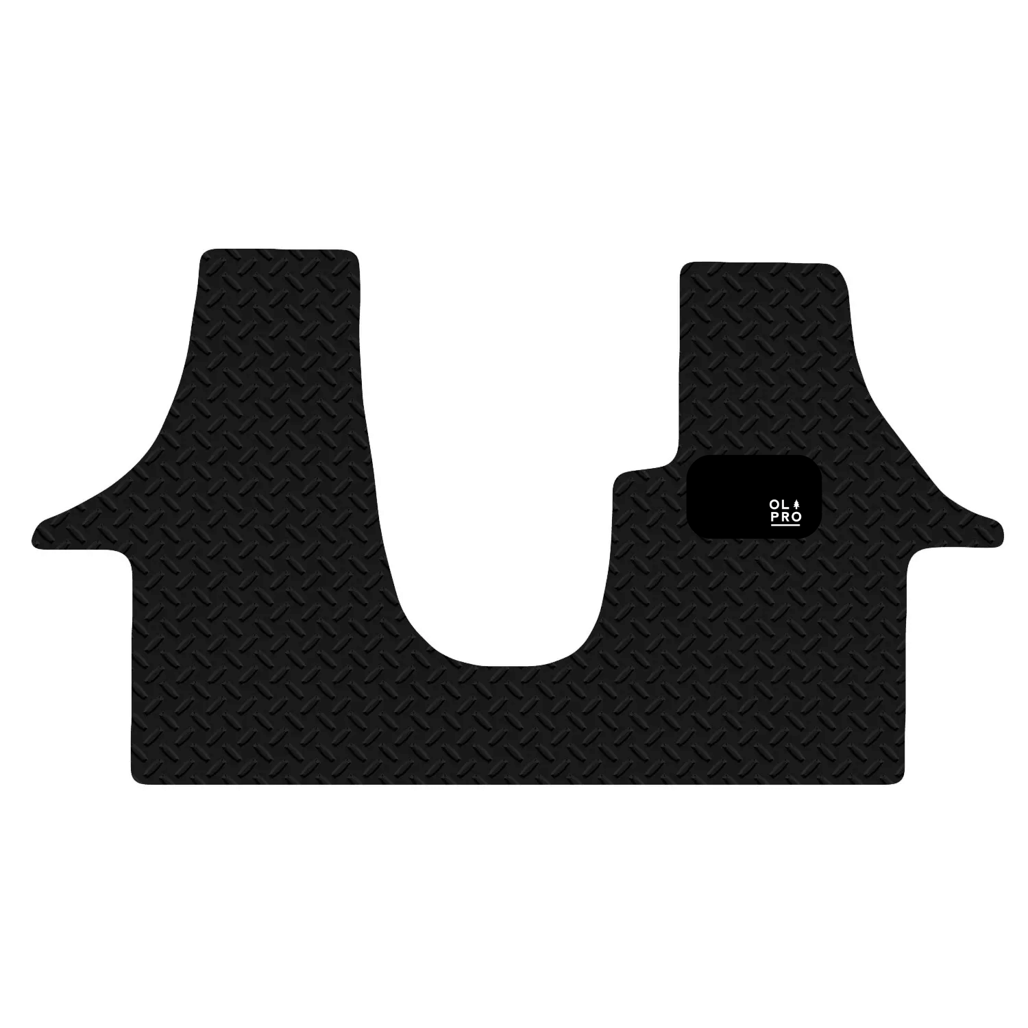 VW T5 T5.1 T6 T6.1 Rubber Cab Mat Campervan Van Floor Mat Black