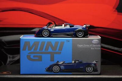 MiniGT 1/64 #370 Pagani Zonda HP Barchetta Blue Tricolore Car
