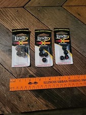 Lindy Jighead Jig System Xchange 3/8 Black X Heads Lot of 3 Made In USA