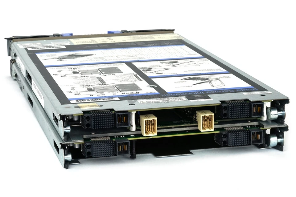 JS23-43-1SFF IBM BLADECENTER ESERVER JS43 4X POWER CPU 64GB RAM - Photo 2/4