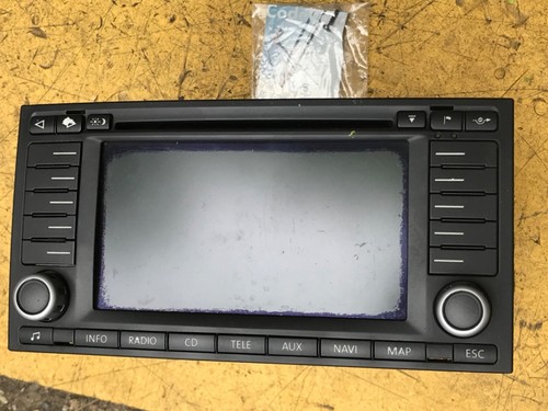 vw touareg touareg cd player radio sat nav display screen head unit with the NAV - Picture 7 of 11