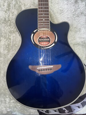 【希少・美品】初代 YAMAHA APX500 Yamaha APX500 Thinline Acoustic-Electric Cutaway Black