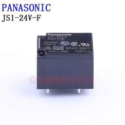 5PCSx JS1-24V-F Through Hole Power Relays #T9*