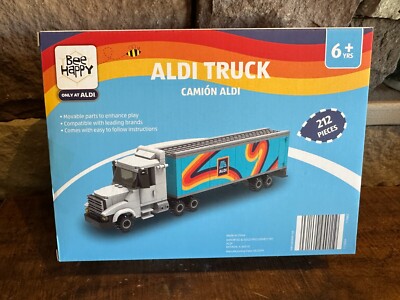 ALDI Bee Happy ALDI Semi Truck Construction Building Set ALDI Finds