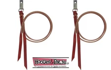 Cashel Saddle Strings 2 Pack Premium Latigo Leather with Attachment Dee Horse