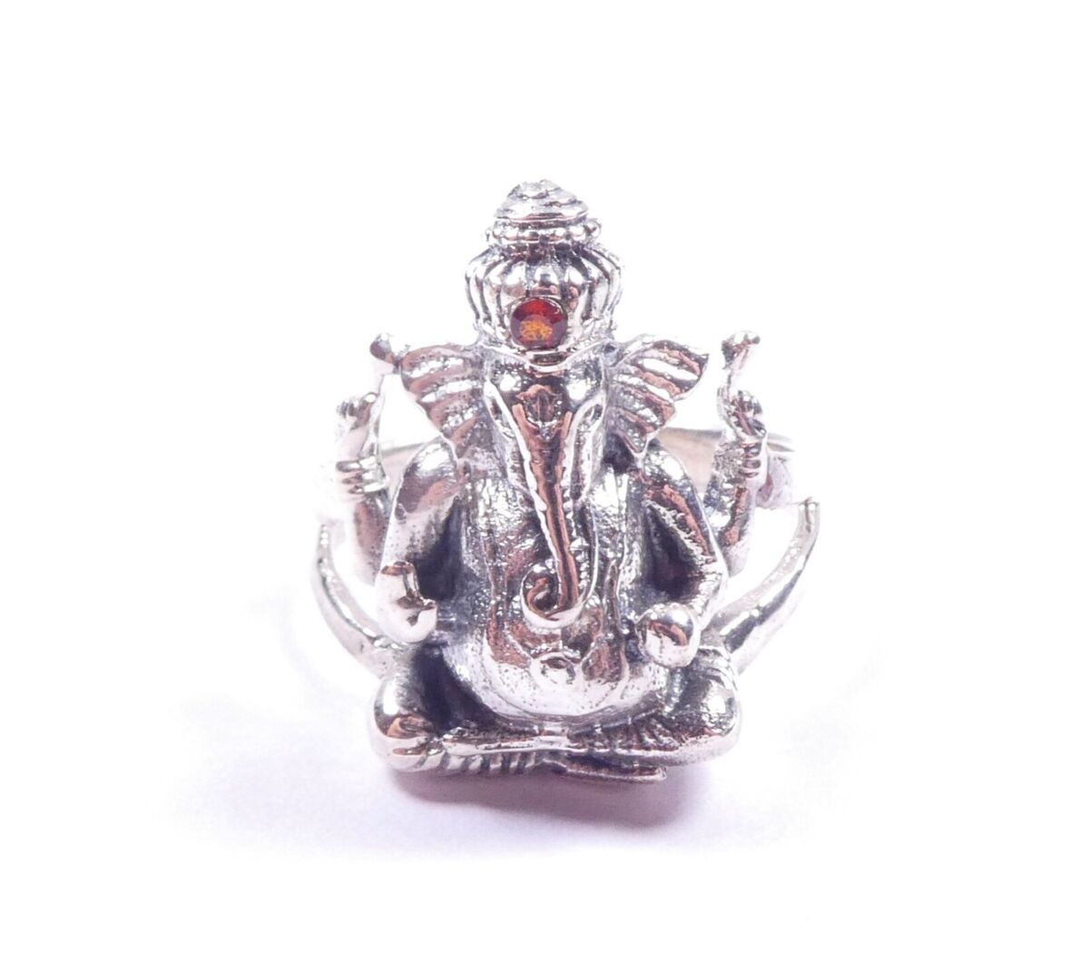 Sterling Silver Ganesh Elephant Ring Sterling Silver Ganesh Elephant Ring
