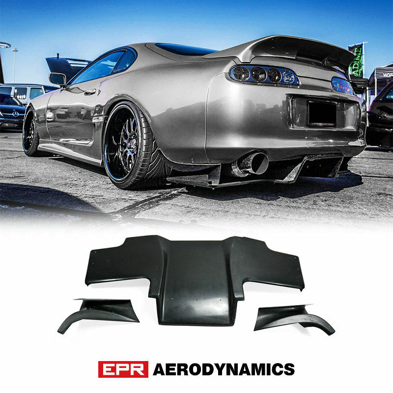 TS Style FRP Fiber Rear diffuser Under spoiler For 93-98 TOYOTA