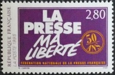 TIMBRE France 1994 N°2917 ** ( Fédération Nationale Presse Française ) TBE