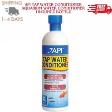 Aquarium Water Conditioner 16-ounce Bottle | Tap Water Treatment Gluten Free New