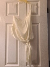 Banana Republic Ivory One Shoulder Sleeveless Top Women's Size Small NWT