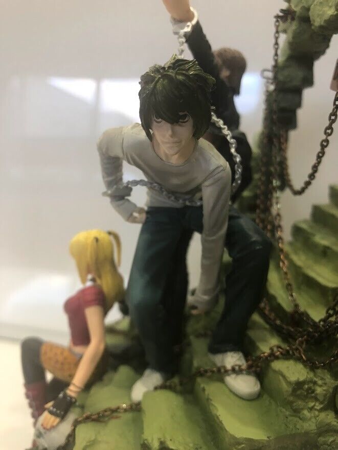 RARE! Death Note Light L Ryuzaki Misa Diorama Figure Shonen Jump