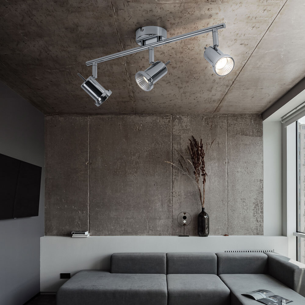 UNI Lampe De Plafond Industrielle 8 Spot Plafonnier Créatif