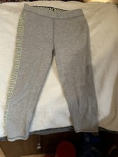 Under Armour Kids Armour Coldgear Leggings Gray Boy's Size S