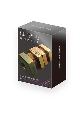 Hanayama Cast Puzzle Huzzle NUTCASE difficulty level 6 Japan Import