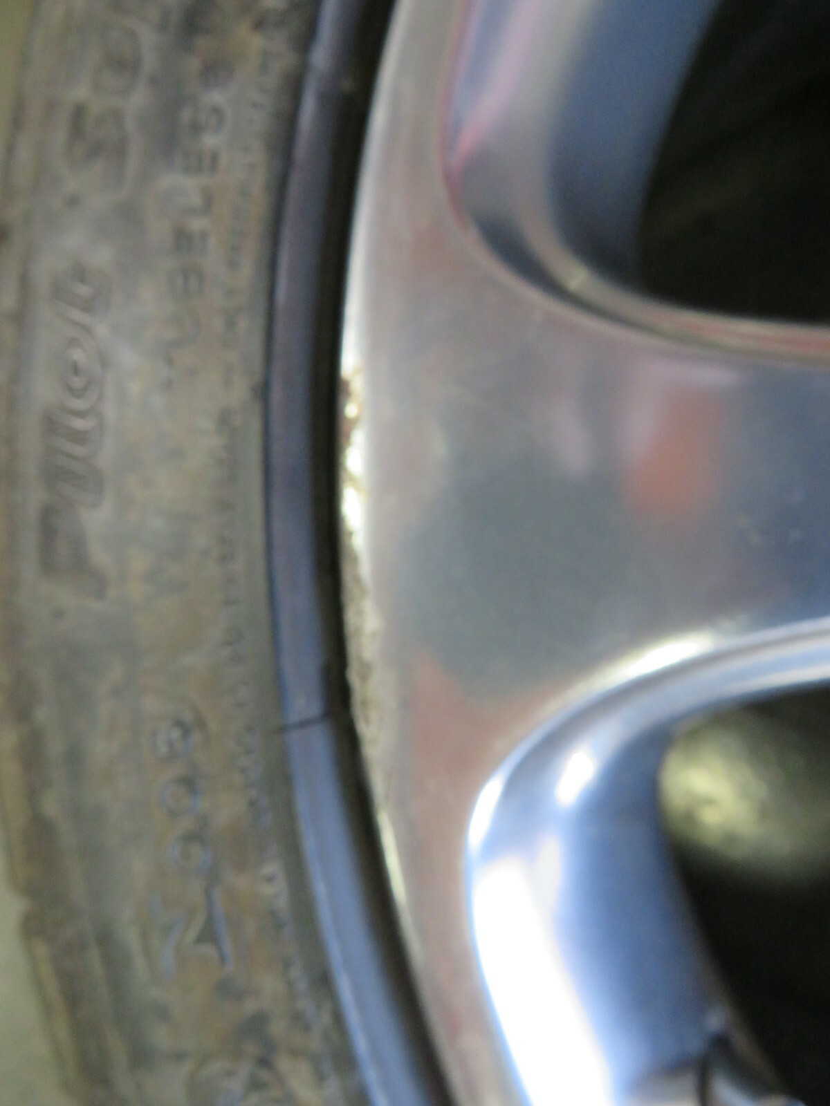 Maserati M128 Coupe, Rear, Ball Polished, 7 Spoked, Used, P/N 292783