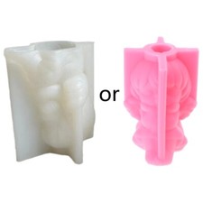 Succulent Pot Silicone Mold Cute Flower Pots Resin Mold for Indoor Plant