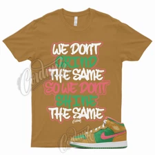 GRIND T Shirt to Match 1 Mid GS Wheat Green Pink Powerwall Brs Lucky Watermelon