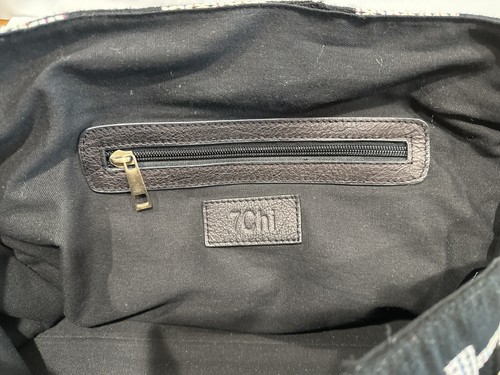 Anthropologie 7 Chi Multi Color Black Shoulder Crossbody Travel Bag 40 - Picture 9 of 12