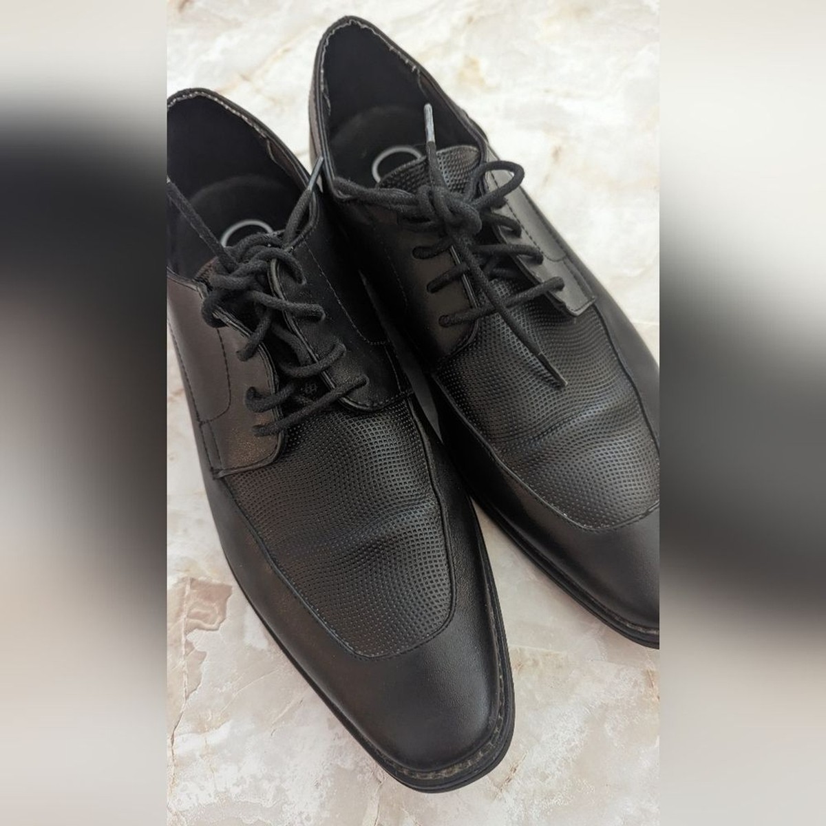 Calvin Klein Man\'s  RAMBERT Leather Oxfords  Black  Shoes Size 7M Amazon.com | Calvin Klein Jack Black 7 M | Oxfords main image 4