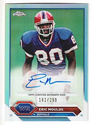 2023 Topps Composite Chrome Eric Mould Auto Refractor /299 #TCA-EMO Bills
