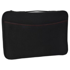 Logitech 16 Inch Notebook Laptop Sleeve Bag Pouch Handle Case Cover BLACK  RED